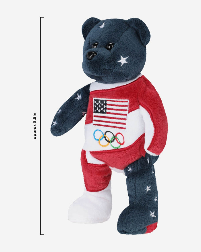 Team USA Commemorative Team Beans Embroidered Bear FOCO - FOCO.com