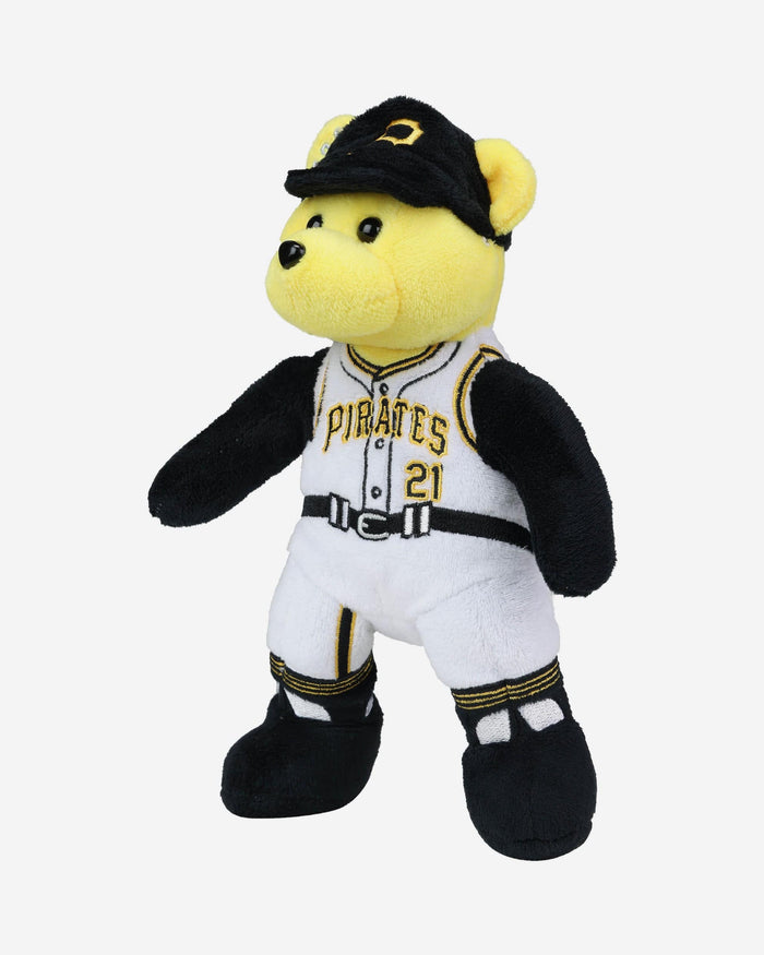 Pittsburgh Pirates 2023 Roberto Clemente Day Team Beans Commemorative Embroidered Bear FOCO - FOCO.com