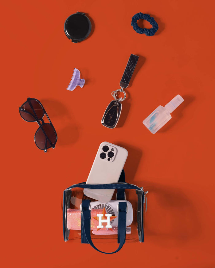 Houston Astros Clear Barrel Bag FOCO - FOCO.com