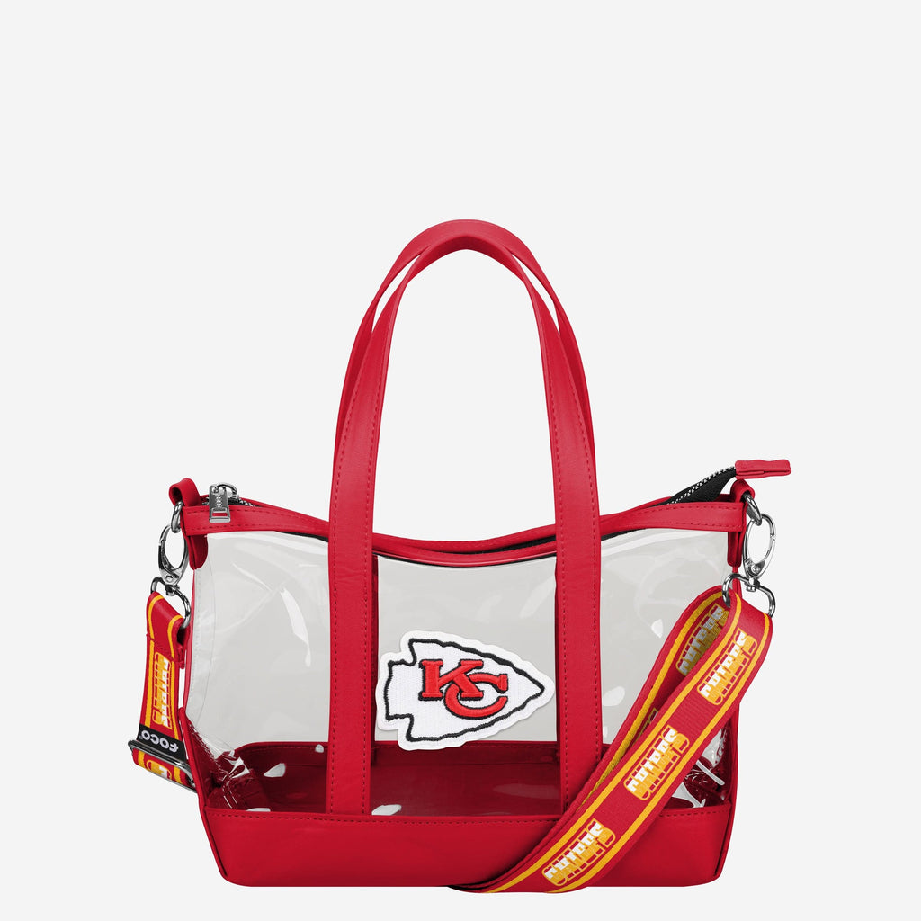 Kansas City Chiefs Clear Crossbody Mini Tote Bag FOCO - FOCO.com