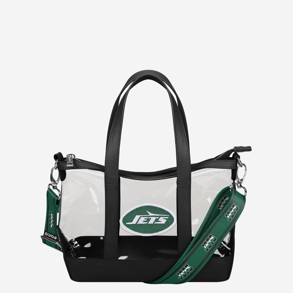 New York Jets Clear Crossbody Mini Tote Bag FOCO - FOCO.com