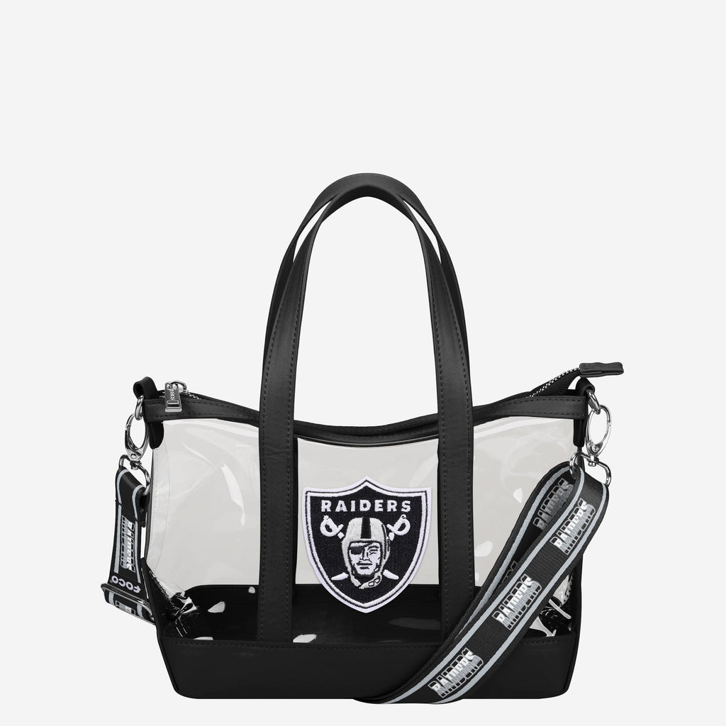 Las Vegas Raiders Clear Crossbody Mini Tote Bag FOCO - FOCO.com