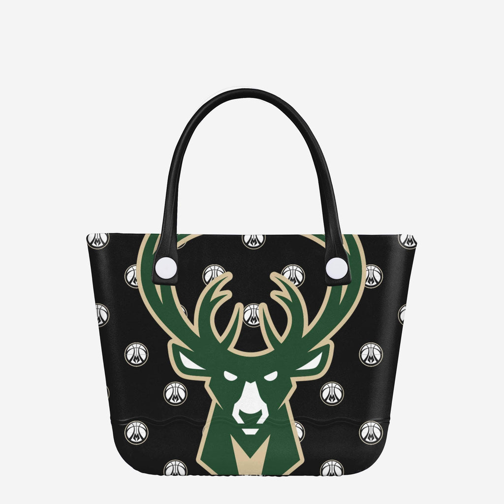 Milwaukee Bucks Big Logo Mini Print Tailgate Tote Bag FOCO - FOCO.com