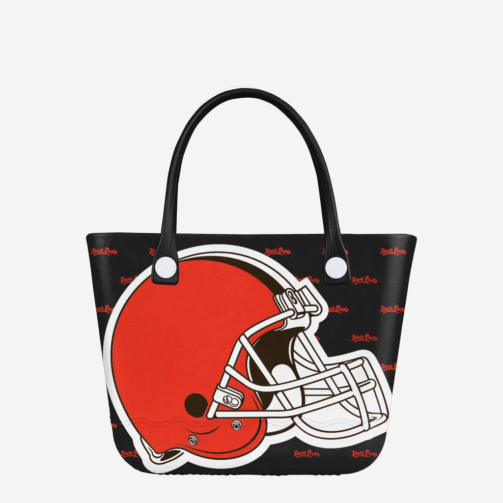 Cleveland Browns Big Logo Mini Print Tailgate Tote Bag FOCO - FOCO.com