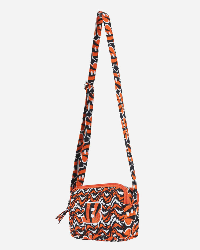 Cincinnati Bengals Quilted Crossbody Bag FOCO - FOCO.com