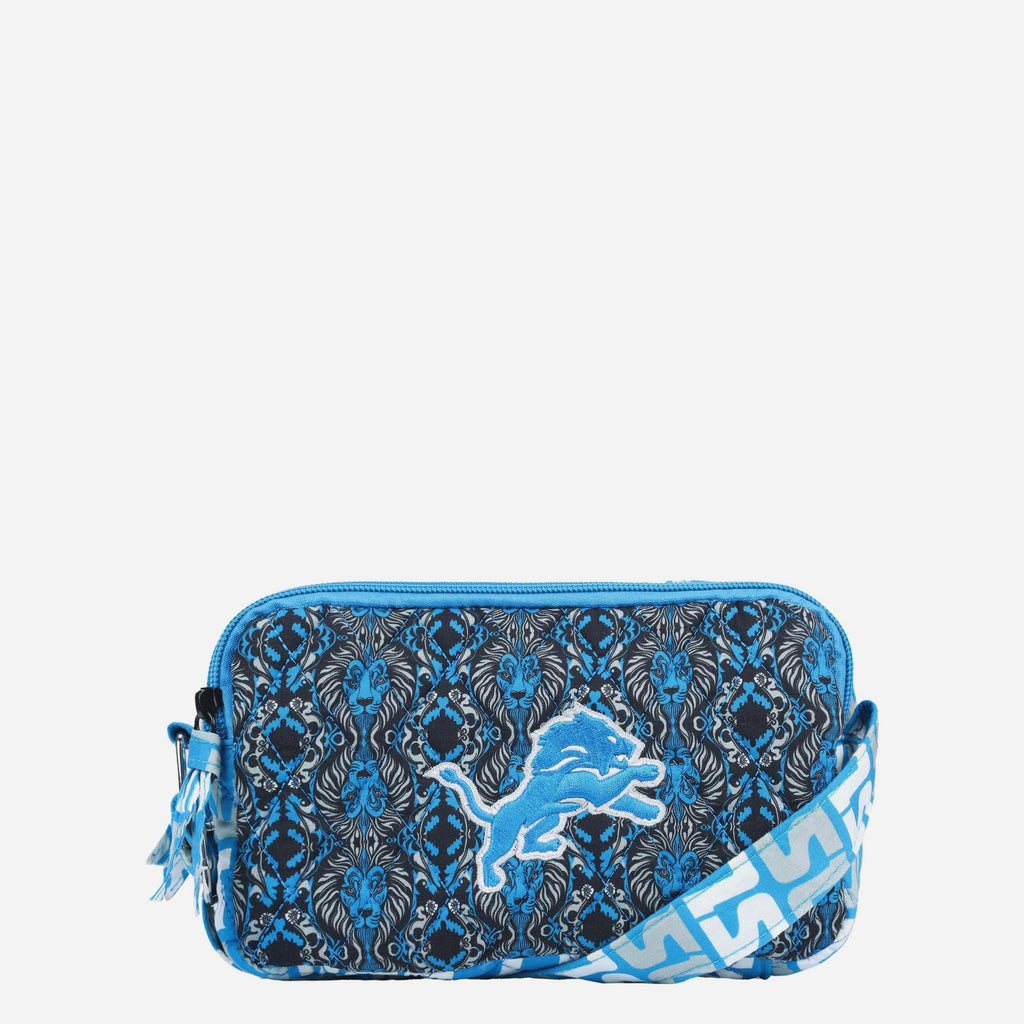 Detroit Lions Quilted Crossbody Bag FOCO - FOCO.com