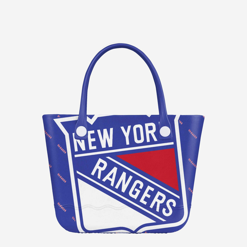 New York Rangers Big Logo Mini Print Tailgate Tote Bag FOCO - FOCO.com