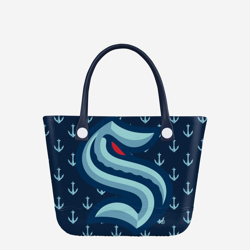 Seattle Kraken Big Logo Mini Print Tailgate Tote Bag FOCO - FOCO.com