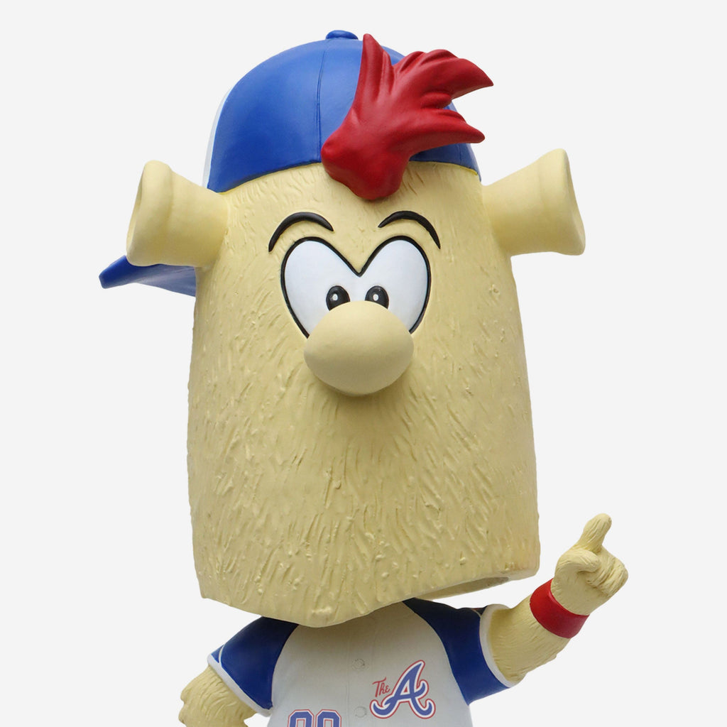 Blooper Atlanta Braves Bib Overalls Mascot Bobblehead in 2023