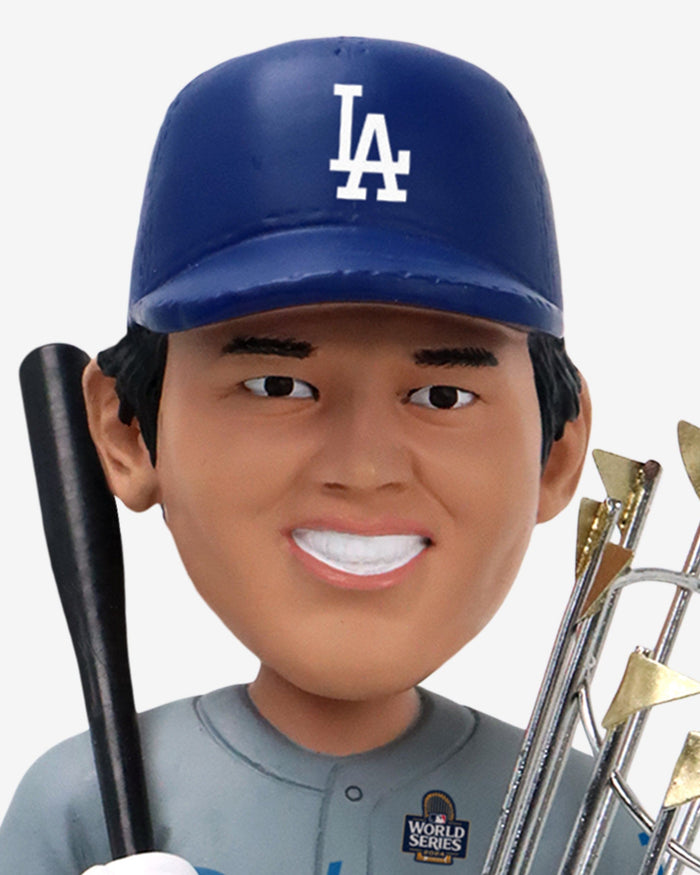 Shohei Ohtani Los Angeles Dodgers 2024 World Series Champions On Top of the World Bobblehead FOCO - FOCO.com