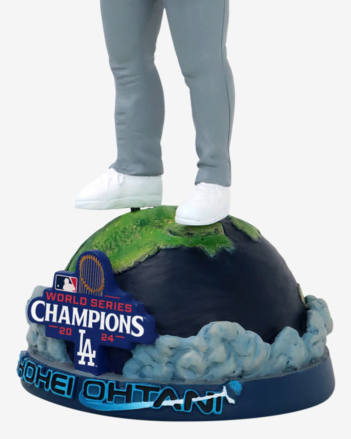Shohei Ohtani Los Angeles Dodgers 2024 World Series Champions On Top of the World Bobblehead FOCO - FOCO.com