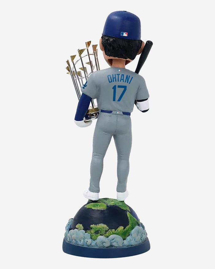 Shohei Ohtani Los Angeles Dodgers 2024 World Series Champions On Top of the World Bobblehead FOCO - FOCO.com