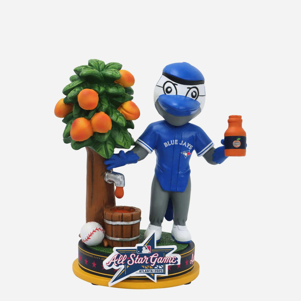 Ace Toronto Blue Jays 2025 MLB All-Star Peach Mascot Mini Bobblehead Scene FOCO - FOCO.com