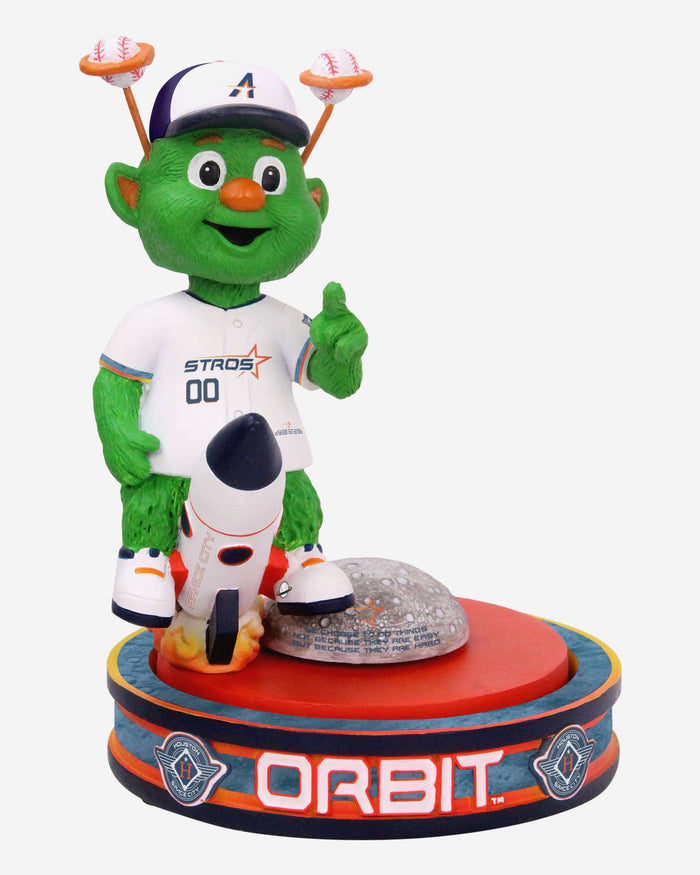 Orbit Houston Astros 2025 City Connect Lunar Launch Mascot Spinner Bobblehead FOCO - FOCO.com