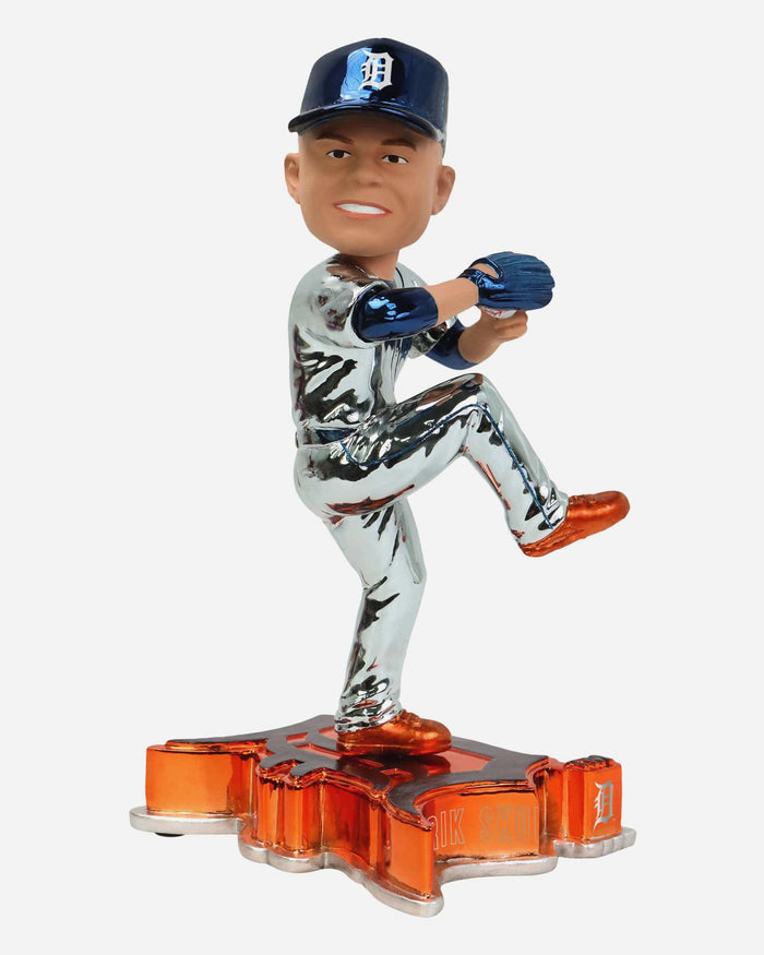 Tarik Skubal Detroit Tigers Electroplated Bobblehead FOCO - FOCO.com