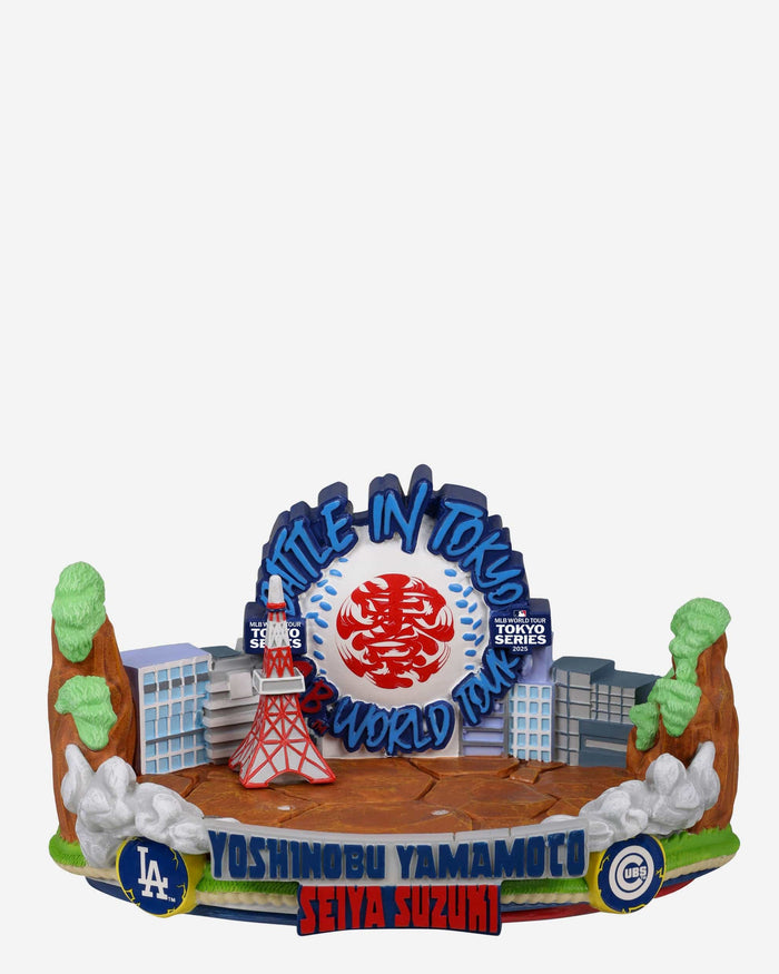 Yoshinobu Yamamoto & Seiya Suzuki Los Angeles Dodgers & Chicago Cubs 2025 Tokyo Series Battle In Tokyo Dual Bobblehead FOCO - FOCO.com