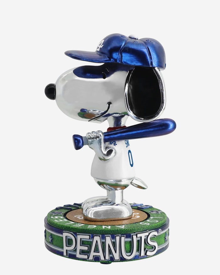 Los Angeles Dodgers Snoopy Peanuts Electroplated Bighead Bobblehead FOCO - FOCO.com