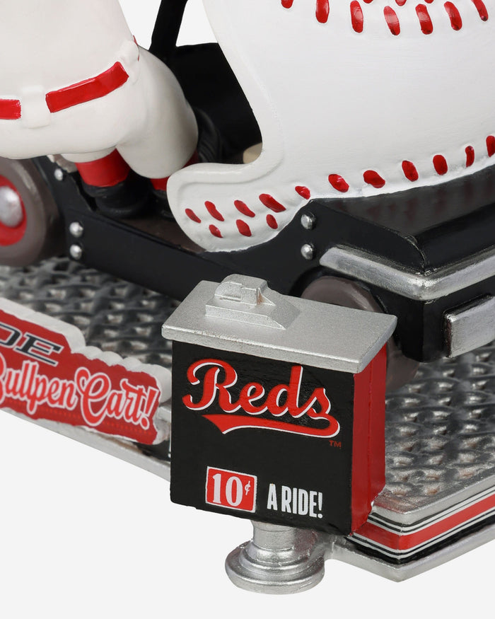 Mr Redlegs Cincinnati Reds Bullpen Cart Mascot Bobblehead FOCO - FOCO.com