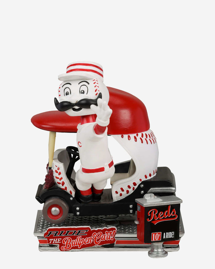 Mr Redlegs Cincinnati Reds Bullpen Cart Mascot Bobblehead FOCO - FOCO.com
