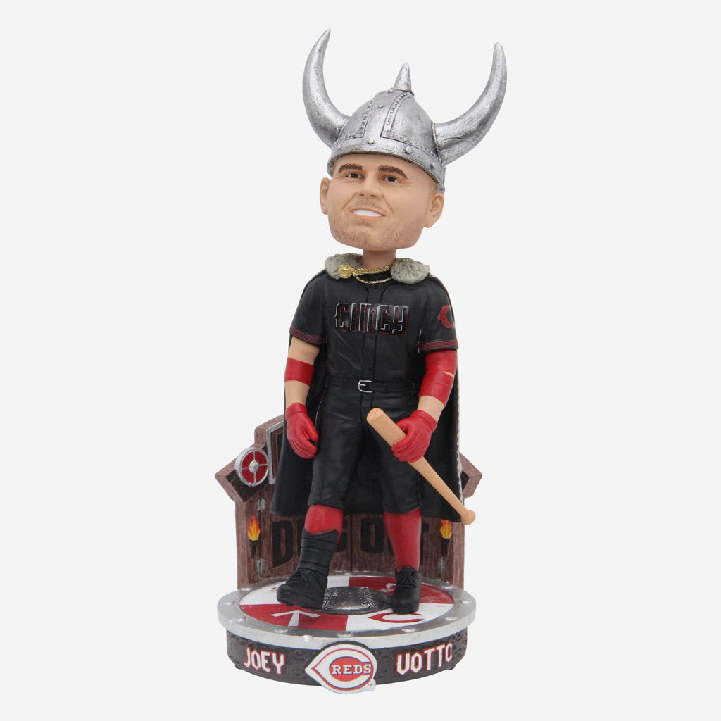 Joey Votto Cincinnati Reds City Connect Viking Hat Home Run Celebratio FOCO