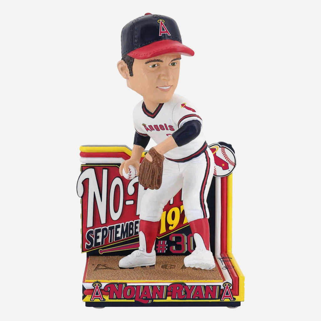 Nolan Ryan California Angels 1974 No Hitter Bobblehead FOCO - FOCO.com