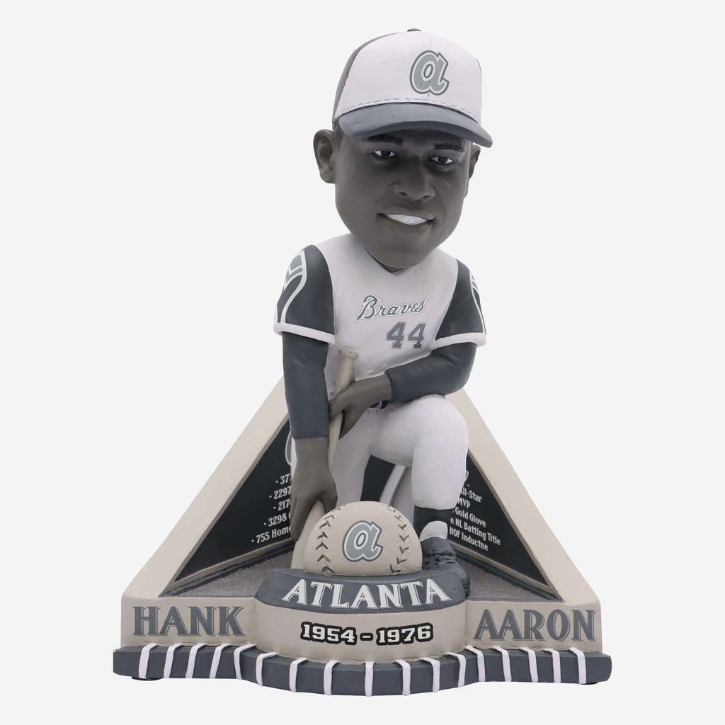 Hank Aaron Atlanta Braves Career Stat Bobblehead FOCO