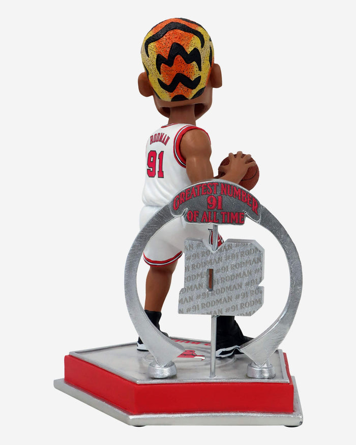 Dennis Rodman Chicago Bulls Legendary Number 91 Bobblehead FOCO - FOCO.com