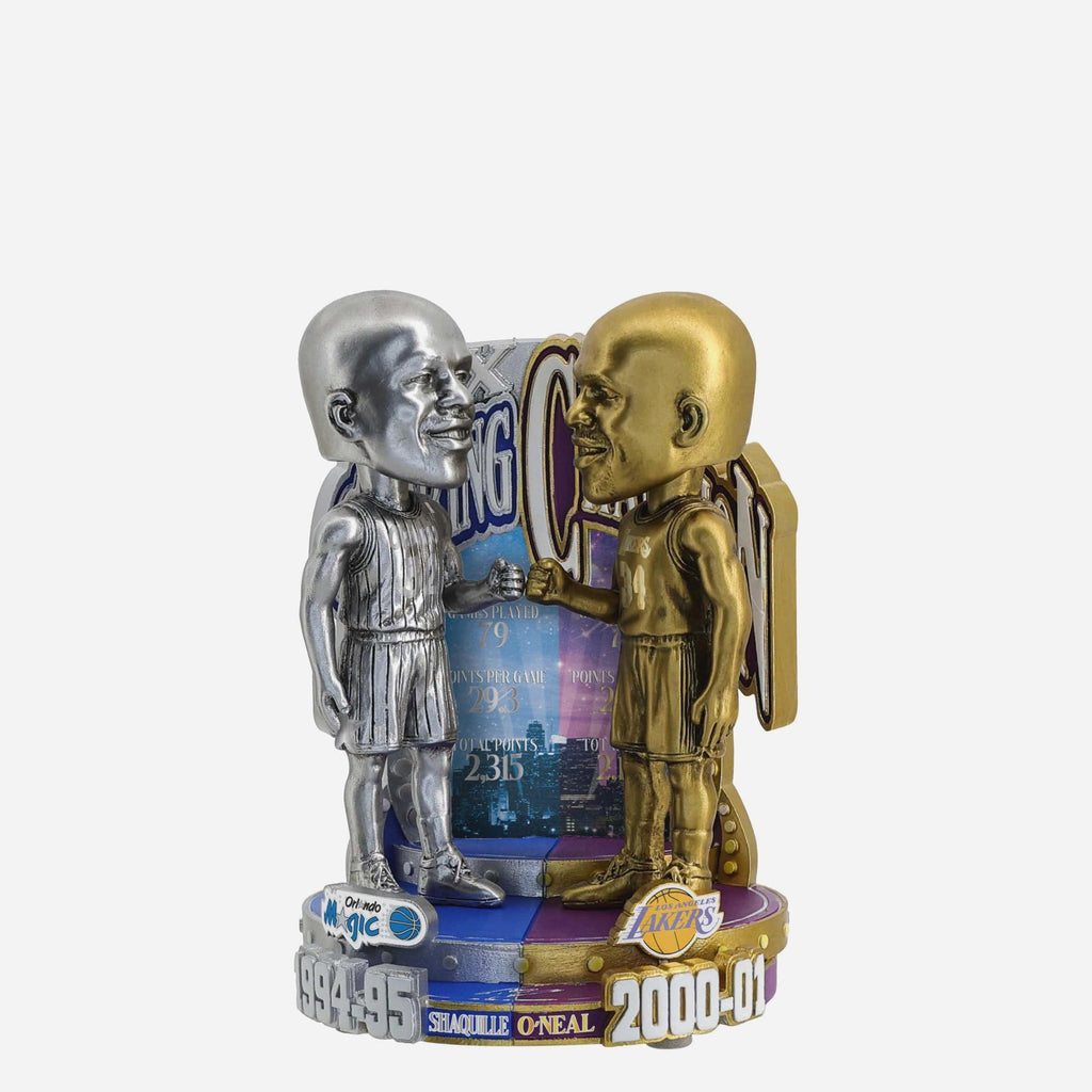 Shaquille O'Neal Los Angeles Lakers & Orlando Magic 2X NBA Scoring Champion 5 Inch Dual Bobblehead FOCO - FOCO.com