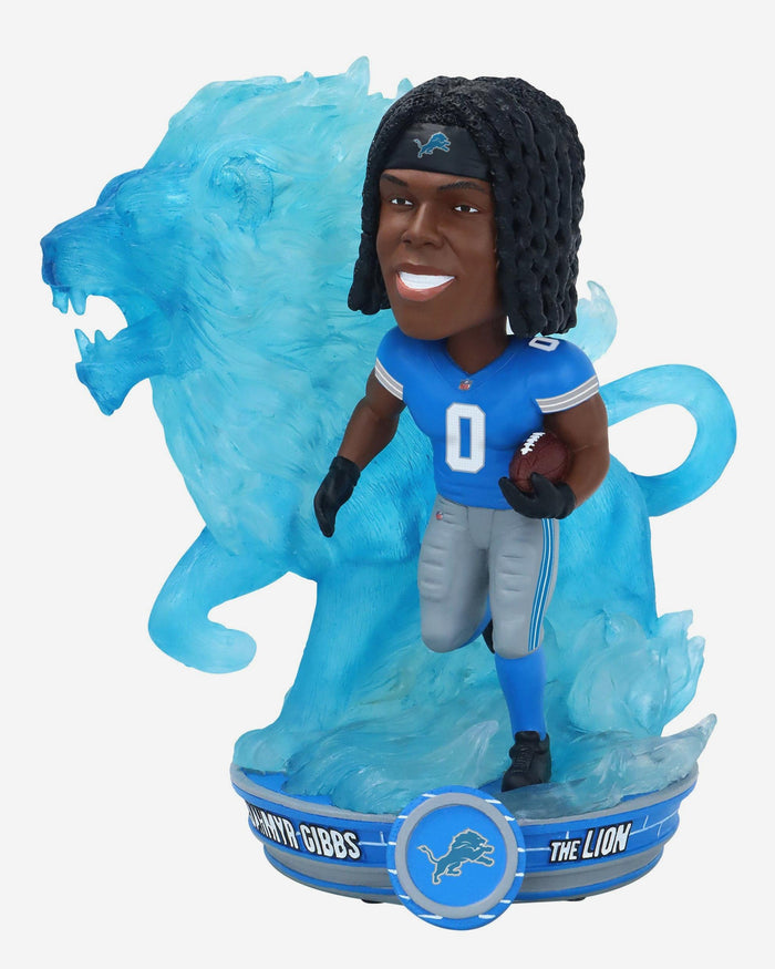 Jahmyr Gibbs Detroit Lions Lion Spirit Animal Bobblehead FOCO - FOCO.com