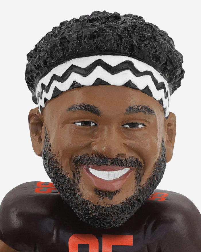 Myles Garrett Cleveland Browns Alpha Dog Alternate Uniform Bobblehead FOCO - FOCO.com