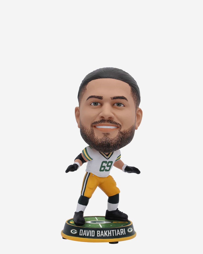 David Bakhtiari Green Bay Packers Field Stripe Mini Bighead Bobblehead FOCO - FOCO.com