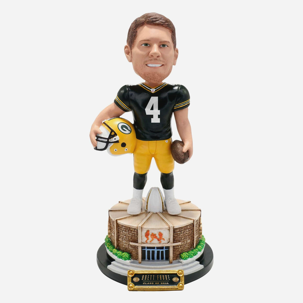 Brett Favre Green Bay Packers Pro Football Hall of Fame Bobblehead FOCO - FOCO.com