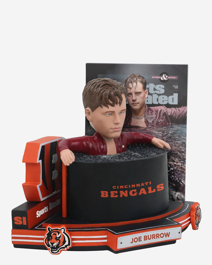 Joe Burrow Cincinnati Bengals Brrr Sports Illustrated Cover Bobblehead FOCO - FOCO.com