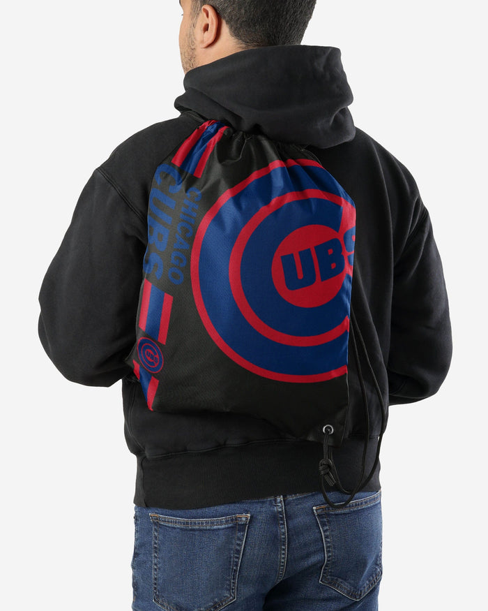Chicago Cubs Big Logo Side Stripe Drawstring FOCO - FOCO.com