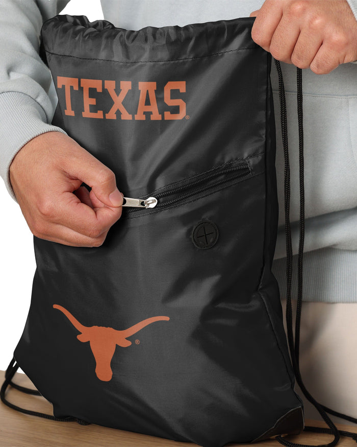 Texas Longhorns Pocket Drawstring Backpack FOCO - FOCO.com