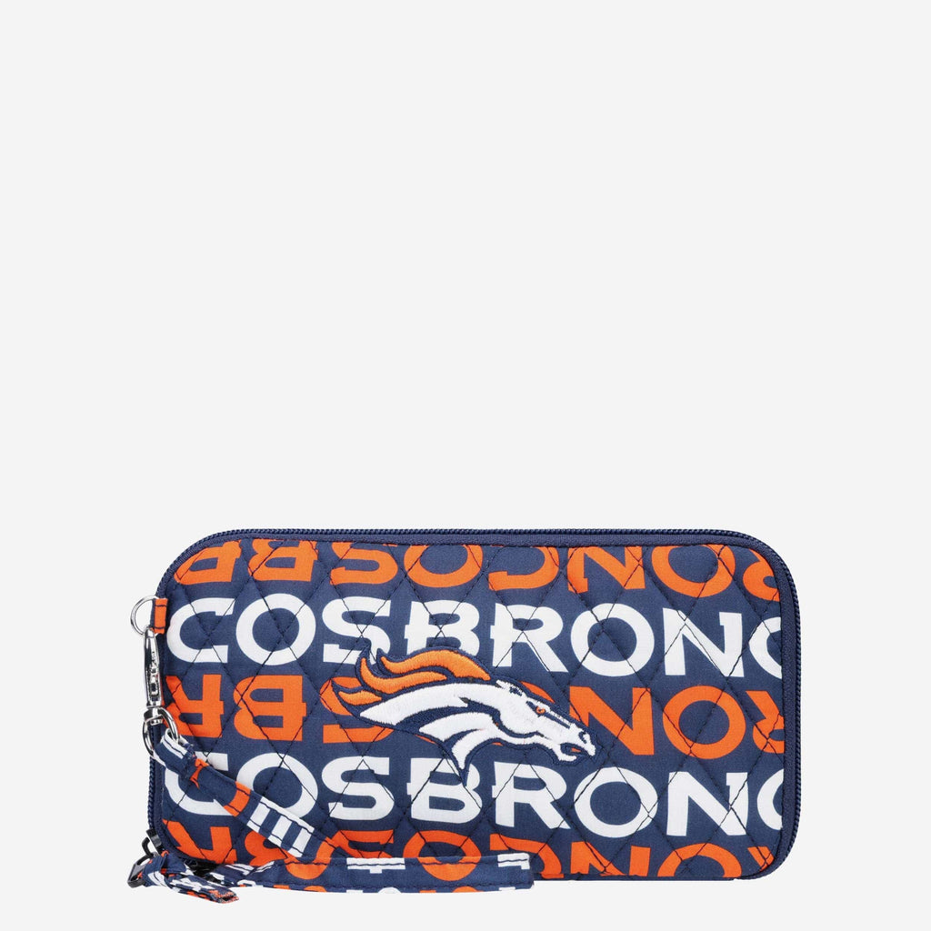 Denver Broncos Quilted Printed Wristlet FOCO - FOCO.com