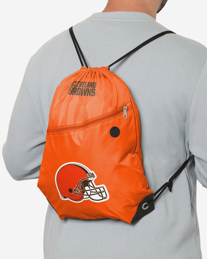 Cleveland Browns Pocket Drawstring Backpack FOCO - FOCO.com