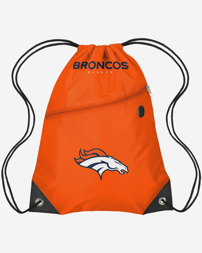 Denver Broncos Pocket Drawstring Backpack FOCO - FOCO.com