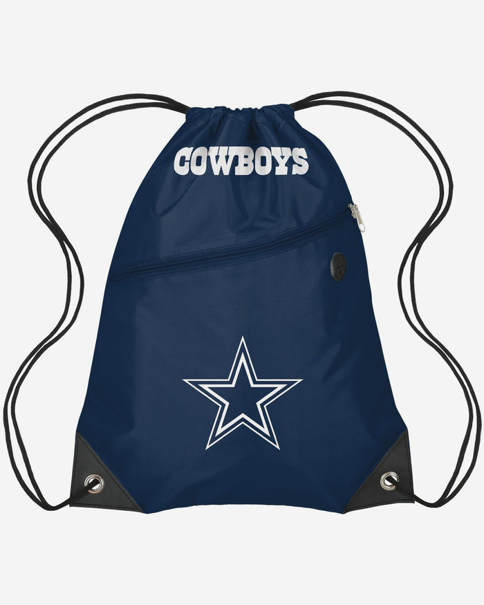 Dallas Cowboys Pocket Drawstring Backpack FOCO - FOCO.com
