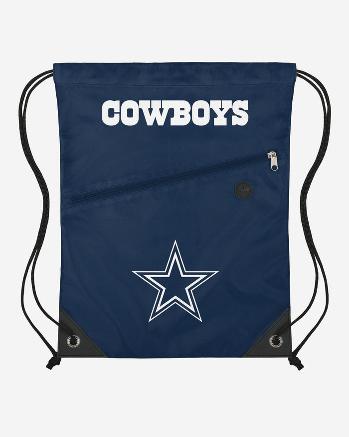 Dallas Cowboys Pocket Drawstring Backpack FOCO - FOCO.com