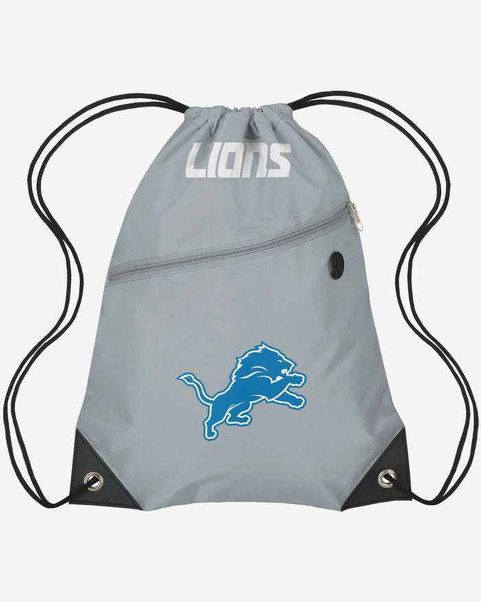 Detroit Lions Pocket Drawstring Backpack FOCO - FOCO.com