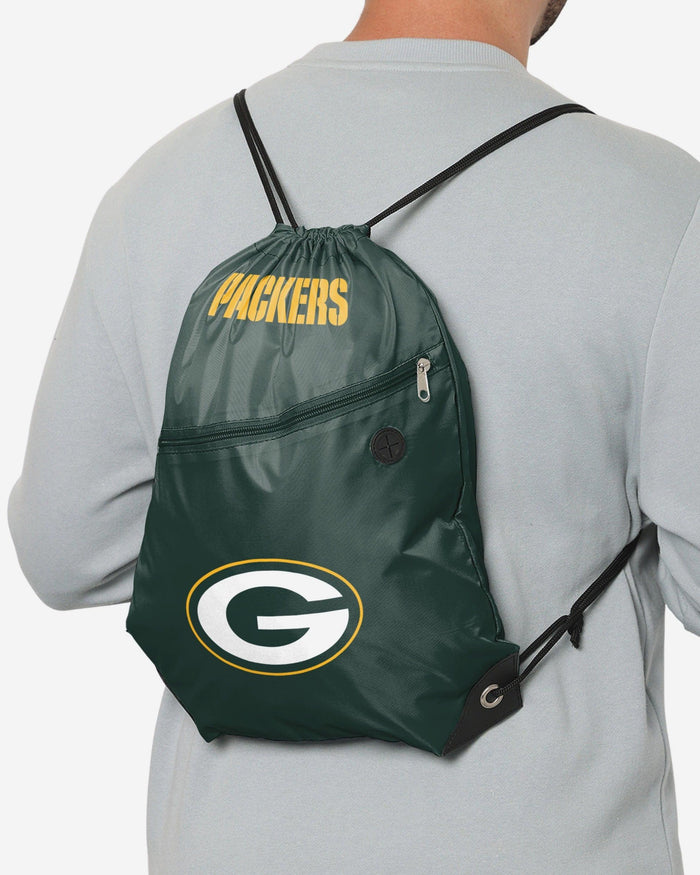 Green Bay Packers Pocket Drawstring Backpack FOCO - FOCO.com