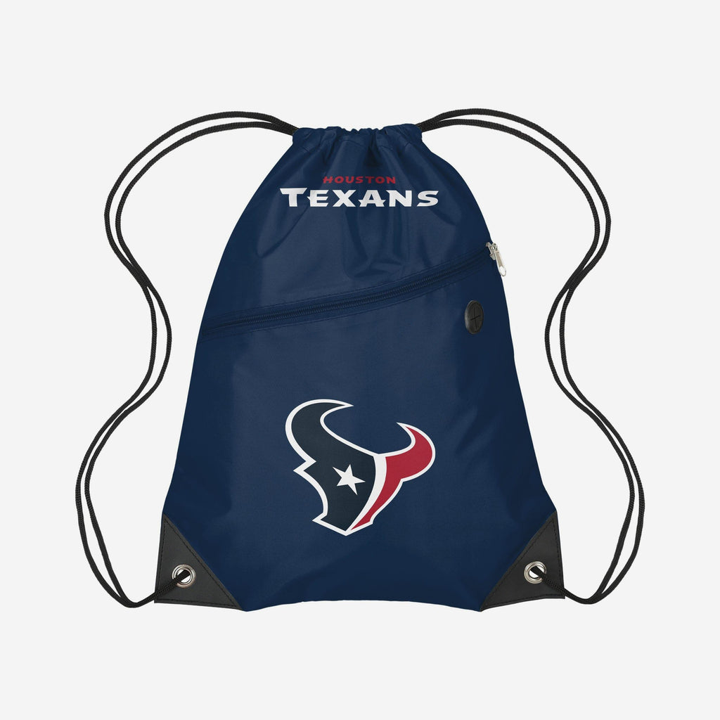 Houston Texans Pocket Drawstring Backpack FOCO - FOCO.com