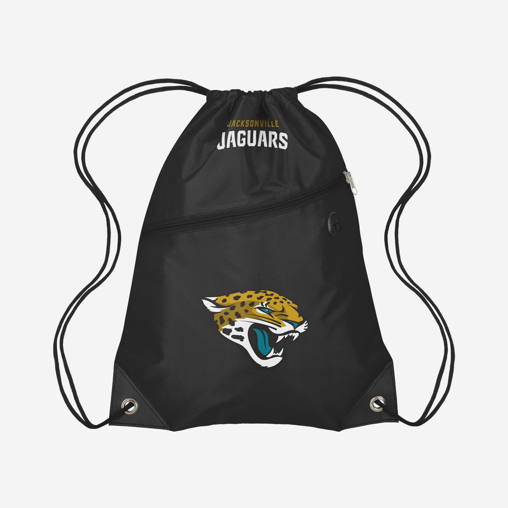 Jacksonville Jaguars Pocket Drawstring Backpack FOCO - FOCO.com