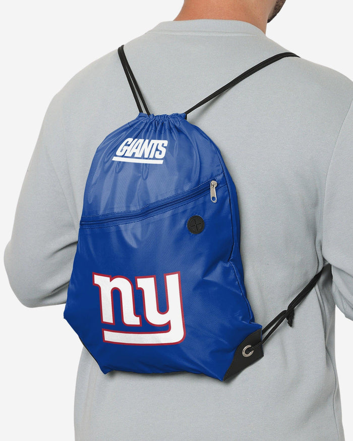 New York Giants Pocket Drawstring Backpack FOCO - FOCO.com