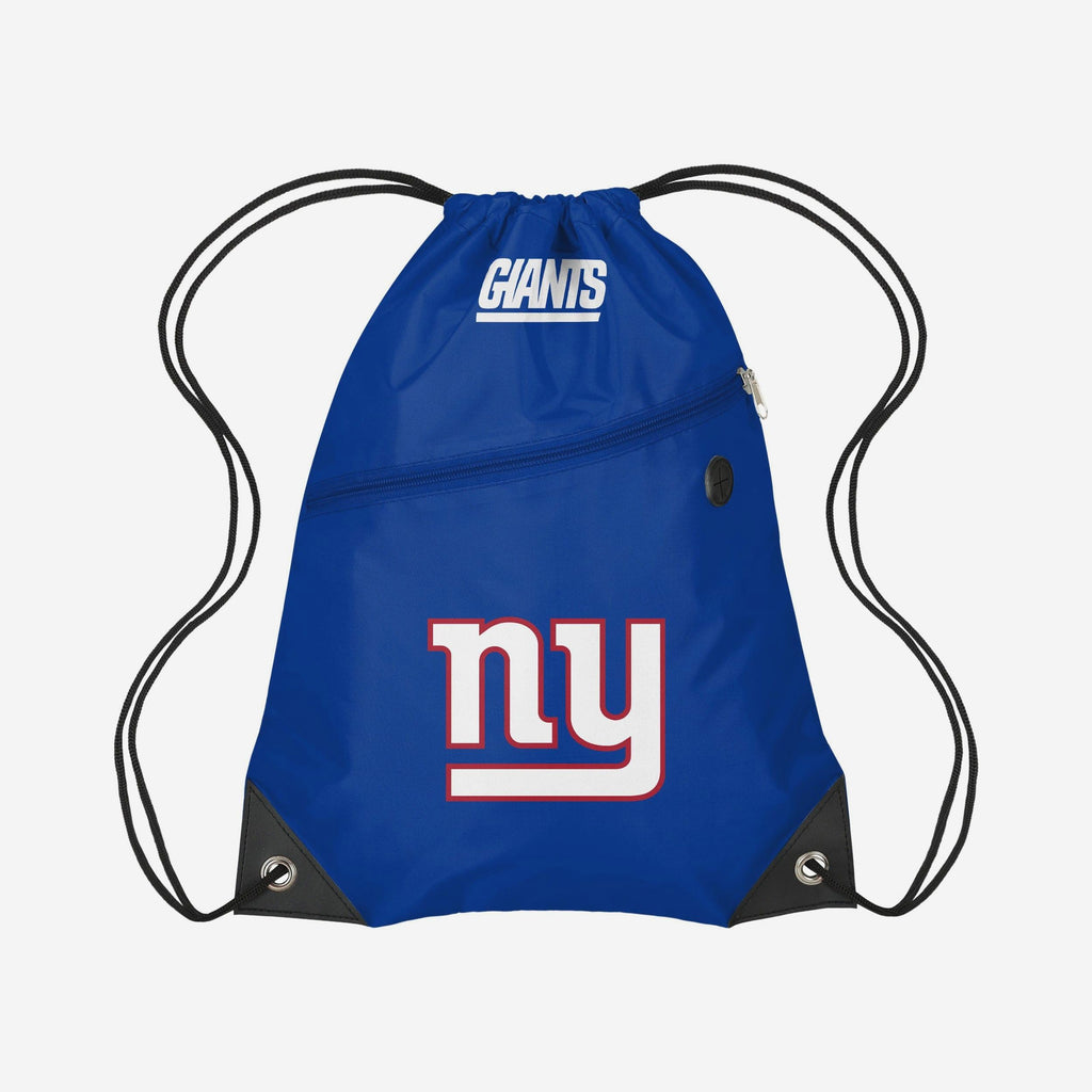 New York Giants Pocket Drawstring Backpack FOCO - FOCO.com
