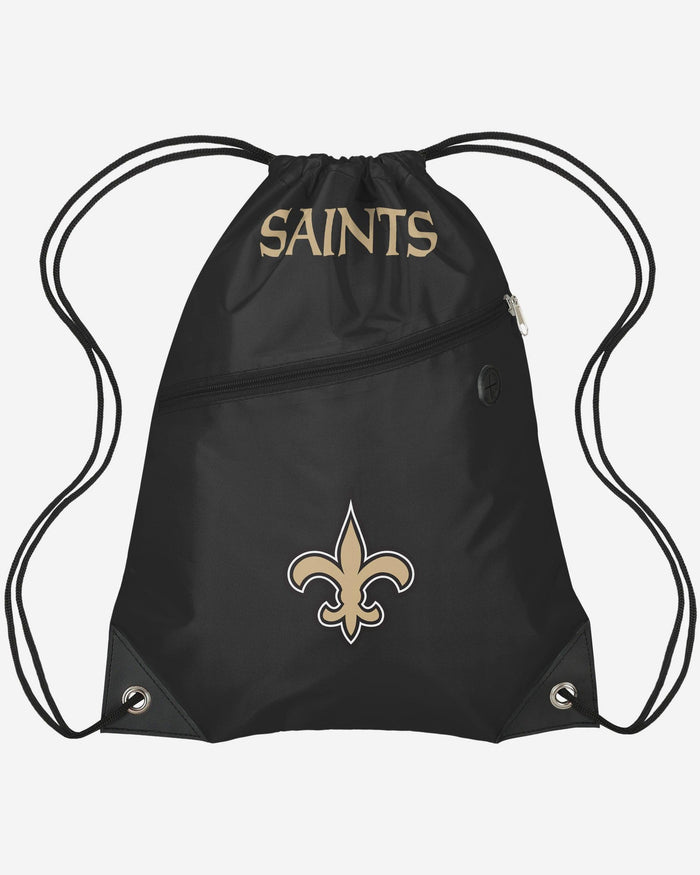 New Orleans Saints Pocket Drawstring Backpack FOCO - FOCO.com