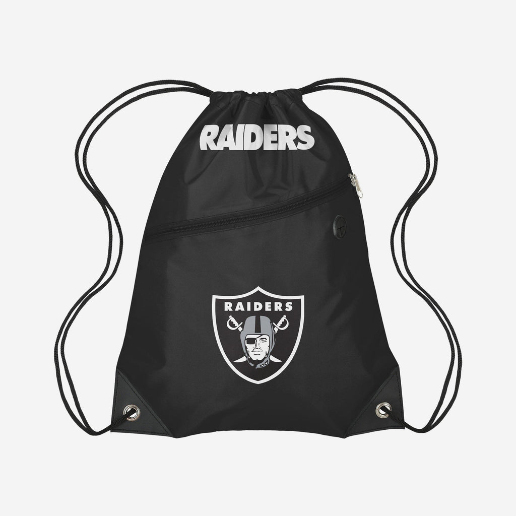 Las Vegas Raiders Pocket Drawstring Backpack FOCO - FOCO.com