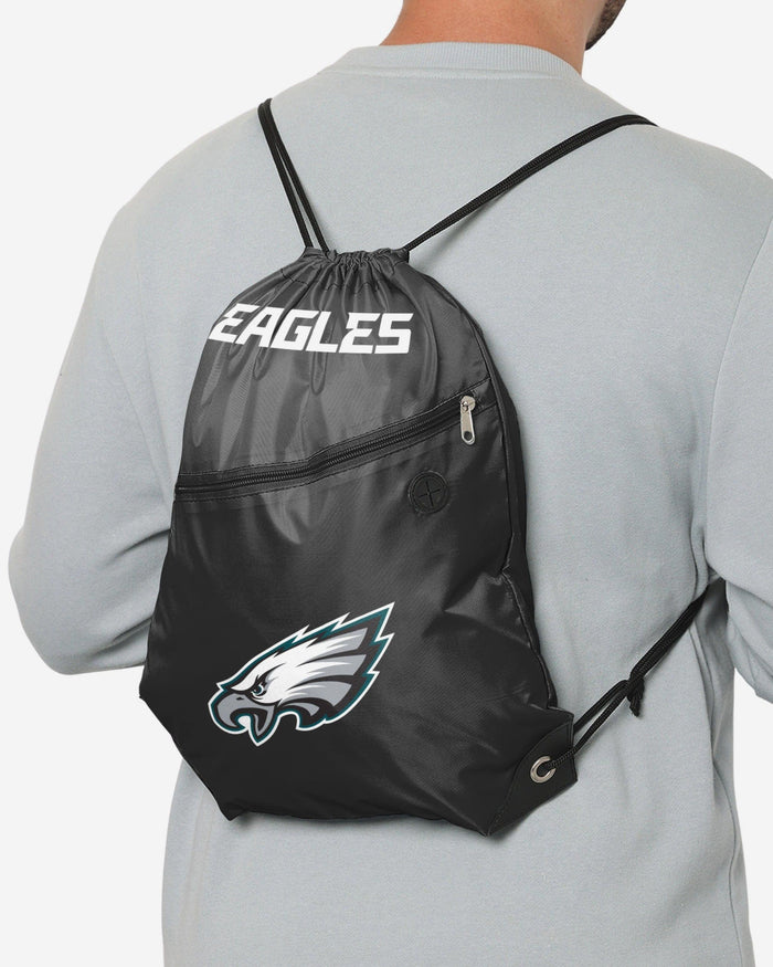 Philadelphia Eagles Pocket Drawstring Backpack FOCO - FOCO.com