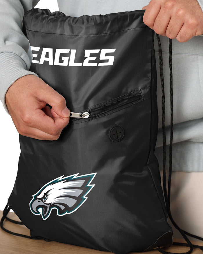 Philadelphia Eagles Pocket Drawstring Backpack FOCO - FOCO.com